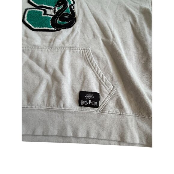 WIZARDING WORLD OF HARRY POTTER Slytherin Hoodie Sweatshirt Size Large - Picture 6 of 7